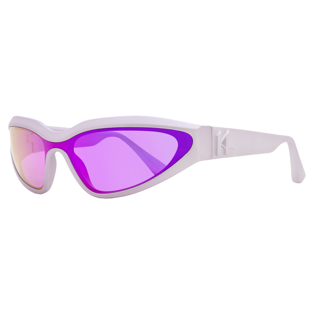 Karl Lagerfeld Narrow Shield Sunglasses KL6128S 516 Metallic Lilac 69mm